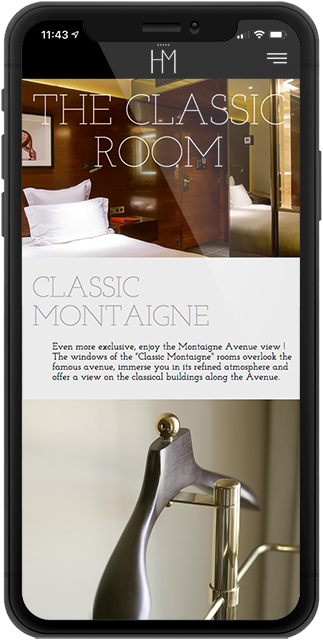 Image mobile de Hotel Montaigne - Paris